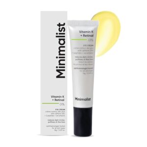 Minimalist Vitamin K + Retinal 01% Under Eye Cream - 14GM