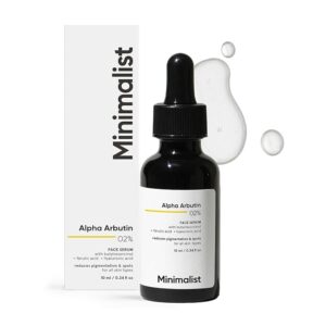 Minimalist Dark Spots Removal Serum with 2% Alpha Arbutin for Hyperpigmentation