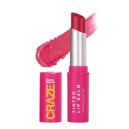 SWISS BEAUTY Craze Tinted Lightweight Sheer Lip Balm