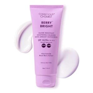 Niacinamide and Blackberry Extract gel sunscreen