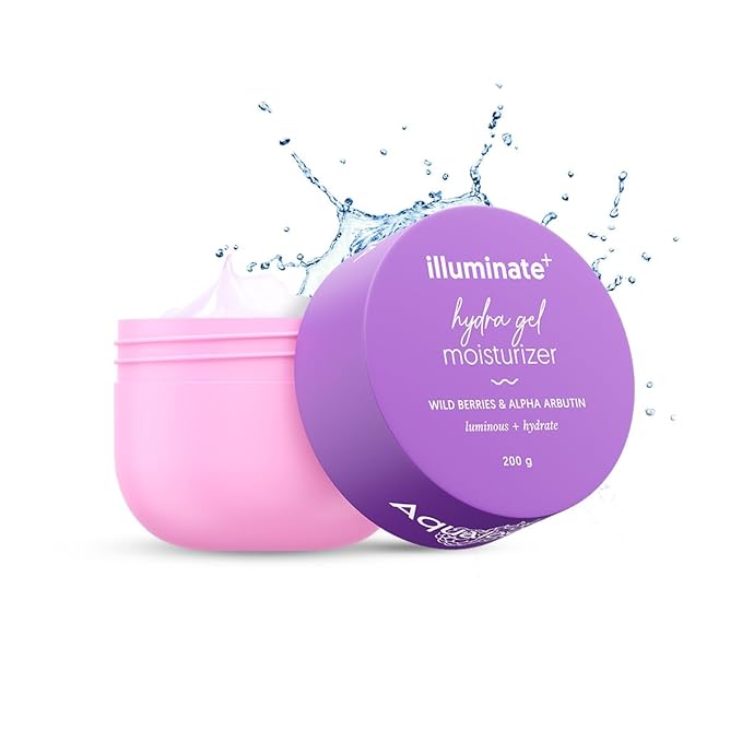 Aqualogica Illuminate + Hydra Gel Moisturizer – Lightweight, Hydrating & Brightening (200g)